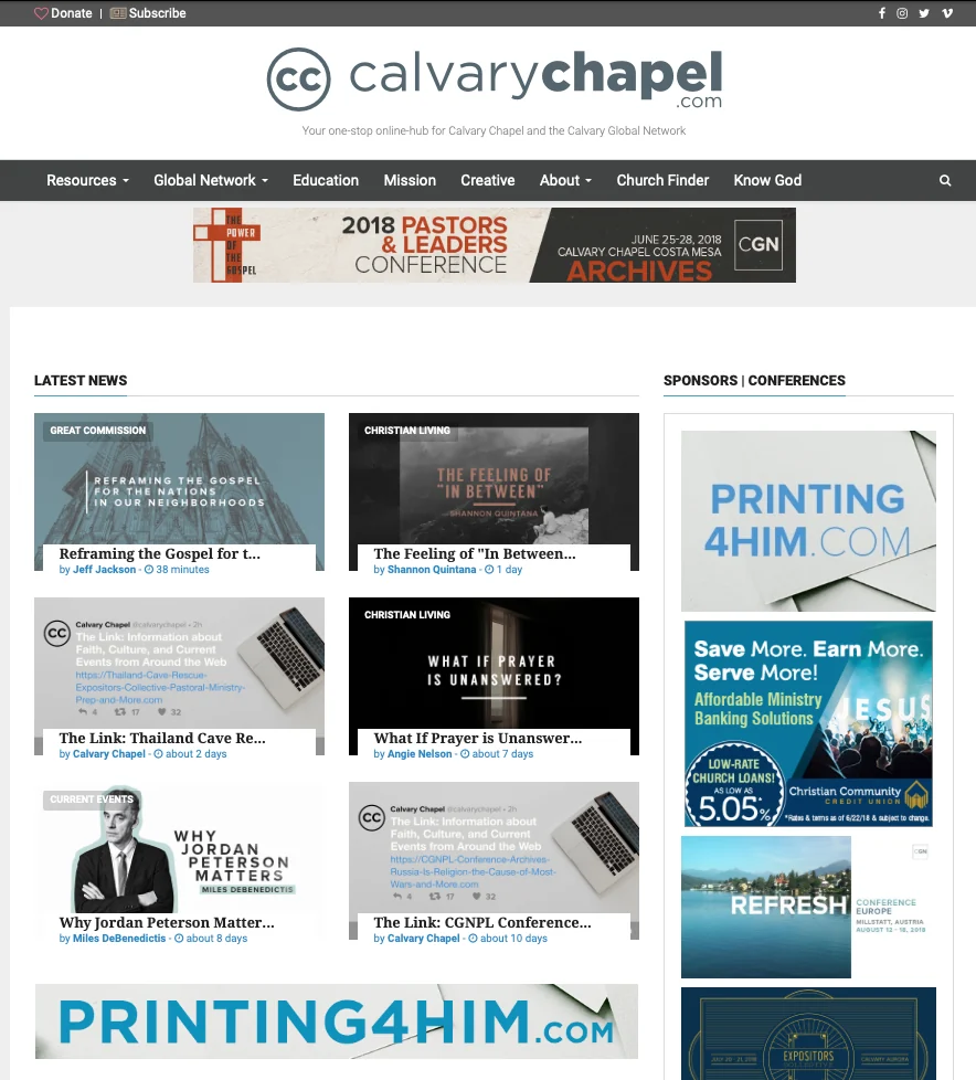 CalvaryChapel.com project image 2