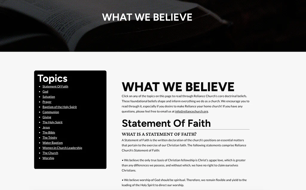 Reliance Church project image 10