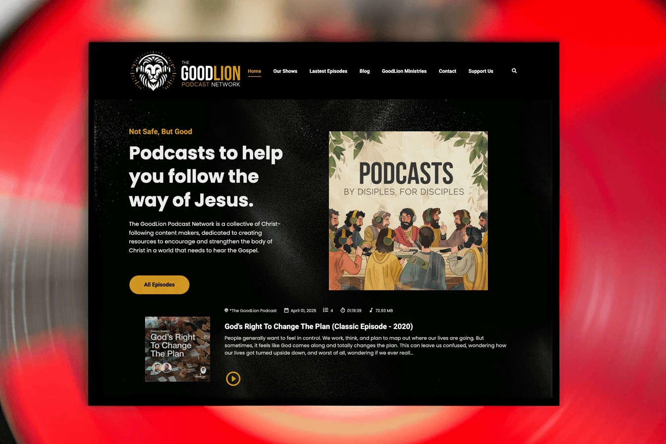 GoodLion Podcast Network project overview